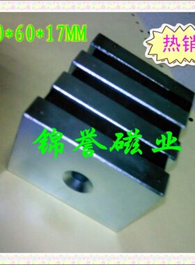 0 带0磁X8mm8*F钢磁X17铁 釹7孔 永超强磁铁*60601mm长方形硼王