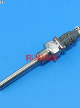 式热电阻26Z50插座温-W9铜分四温度探头CU牙测航空插头式C传感器