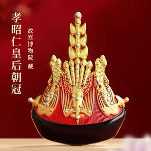 皇后朝冠金属冰箱贴磁贴南京北京故宫博物院文创旅游纪念品