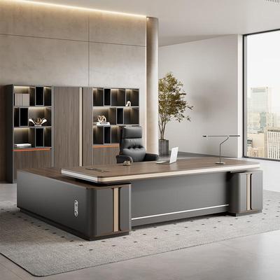 轻奢办公桌老板桌椅组合小型简约现代总裁班台主管经理桌办公家具