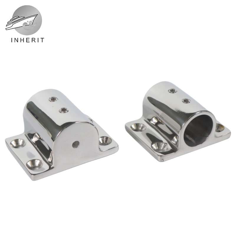 特殊方座 精铸造游艇船用五金配件 316不锈钢22/25mm1寸管座