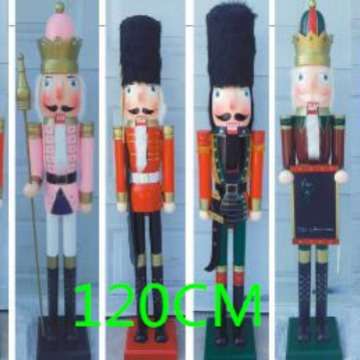 1.2米大型胡桃夹子木偶  圣诞场景装饰品