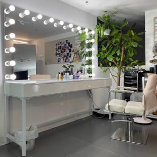 高级照相馆专业化妆台带灯婚纱店美容院化妆台工作室化妆师专用镜