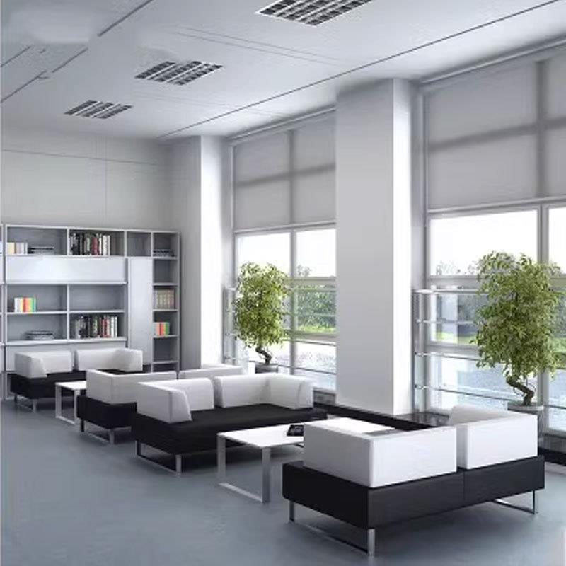 厂家直销办公室沙发现代简约商务接待会客洽谈办公个性沙发三人位