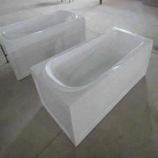 供应经典款式亚克力裙边浴缸冲浪按摩 apron bathtub with wall