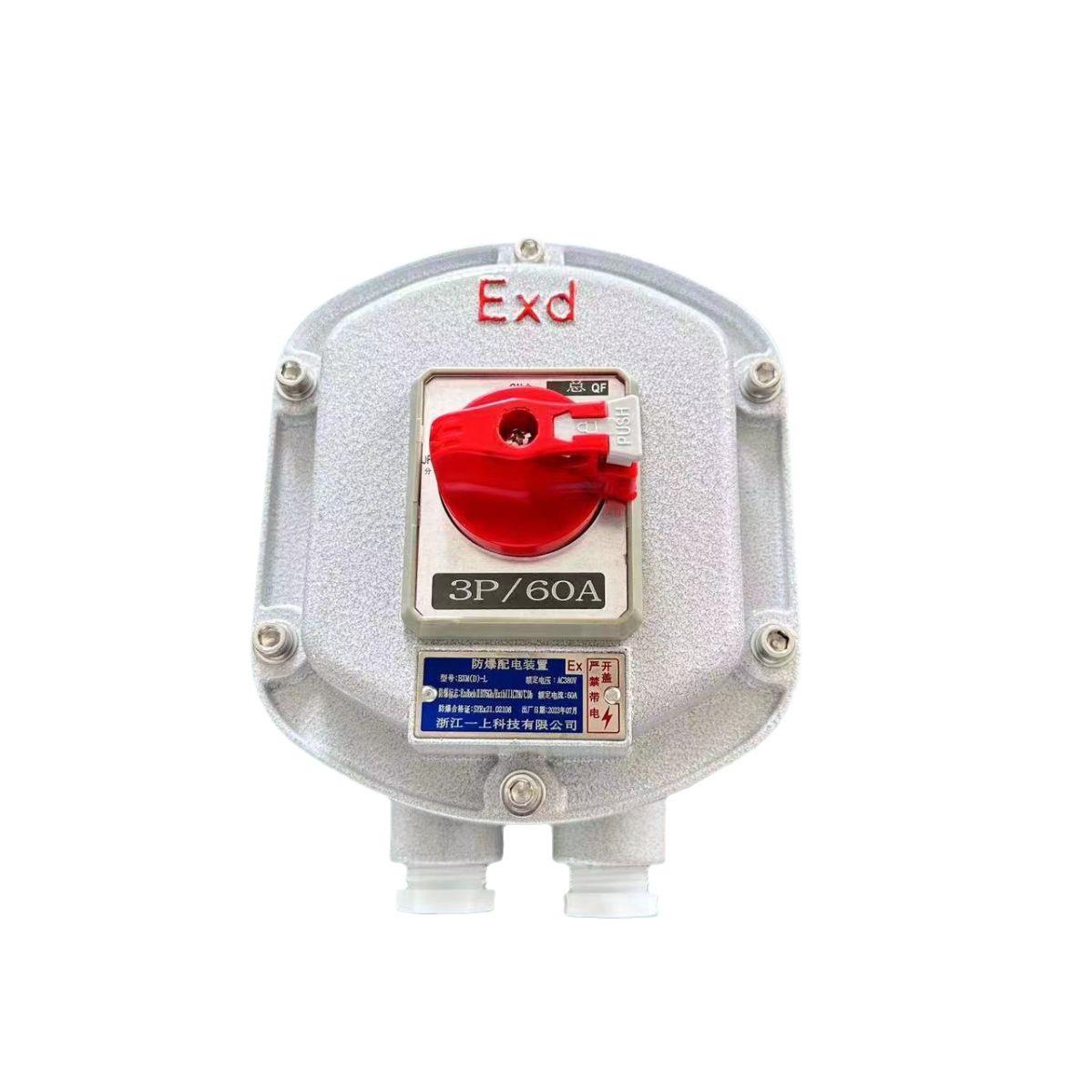 防爆断路器2P防爆空气开关BDZ52-3P 10A-63A一体式防爆开关