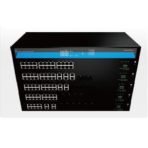 三旺IES1024-2F 12电12光 百兆工业以太网交换机 12光12电 机架式