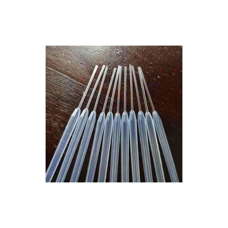 10ul拉丝吸管试剂盒检测塑料移液管微量吸管刻度巴氏滴.管塑料毛