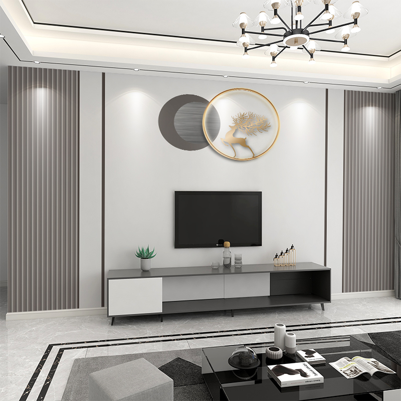 墙纸定制3d立体现代简约轻奢电视背景墙壁纸客厅S壁布卧室墙布壁