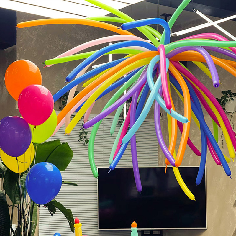 气球烟花生日派对主题策划开学教室场景布置装饰260长.条魔术气球