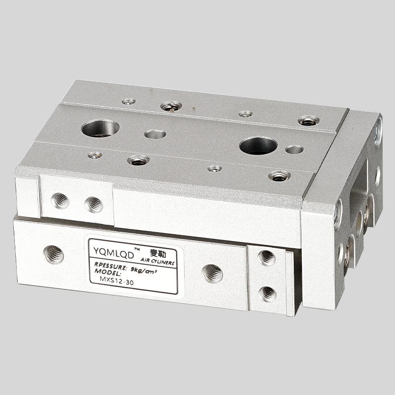 SMC型滑台气缸MXS/HLS6/8/12/16/20/25-30/40/50/75AS直线导轨