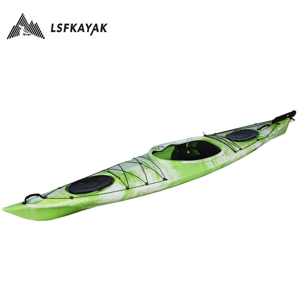 单人海洋舟 4.2米海洋舟 塑料海洋舟 手划海洋舟 滚塑皮划艇 硬艇