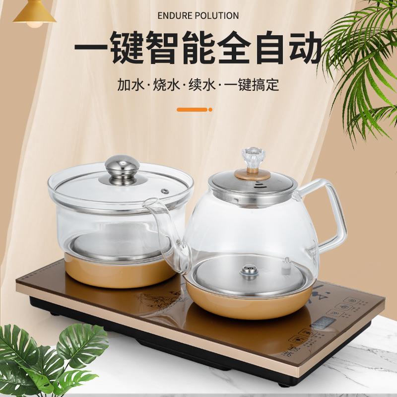 厂家直销水壶电热烧水壶家用一体抽水茶具电磁炉煮器茶台泡茶专用