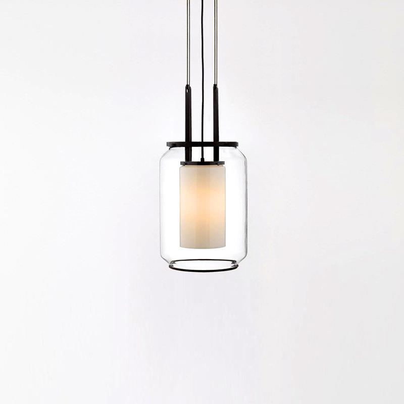 新中式创意玻璃客厅沙发电视背景艺术餐饮餐厅吧台设计师卧室吊灯