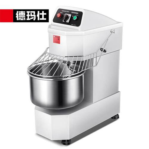 德玛仕 商用和面搅拌机双动双速降噪不锈钢揉面厨师机 SHB-SSD30A