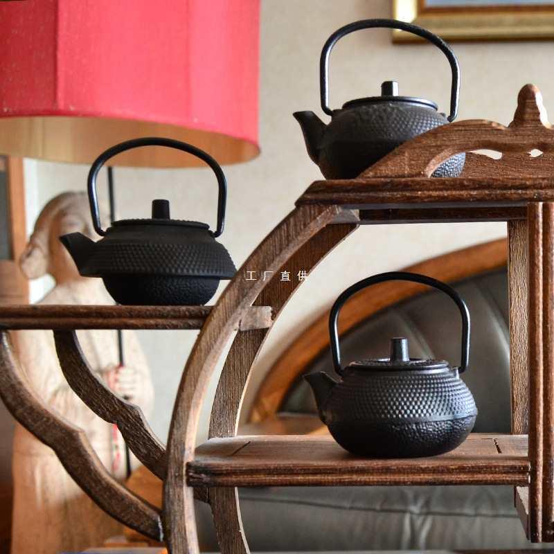 迷你小铁壶 生铁壶 小号铸铁壶 茶玩茶宠摆件 茶具配件