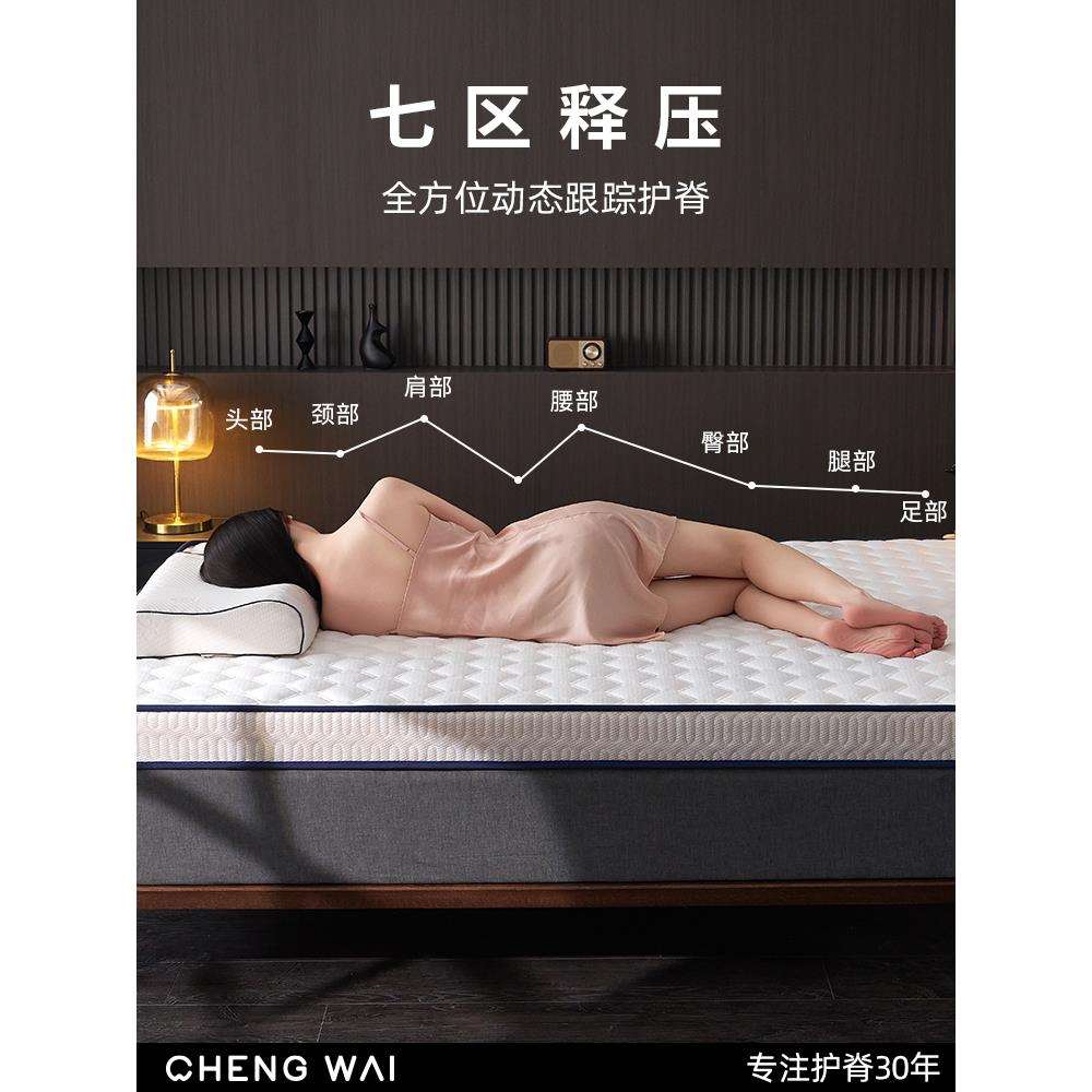 乳胶床垫家用卧室软垫榻榻米租房加厚海绵宿舍学生单人垫X20