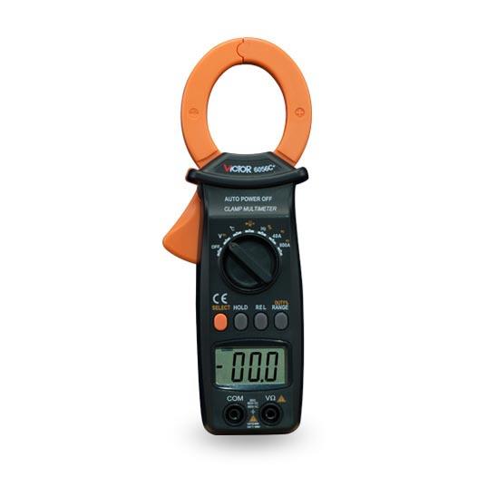 胜利VC6056E数字钳形表 钳形电流表 交直流1000A钳形万用表