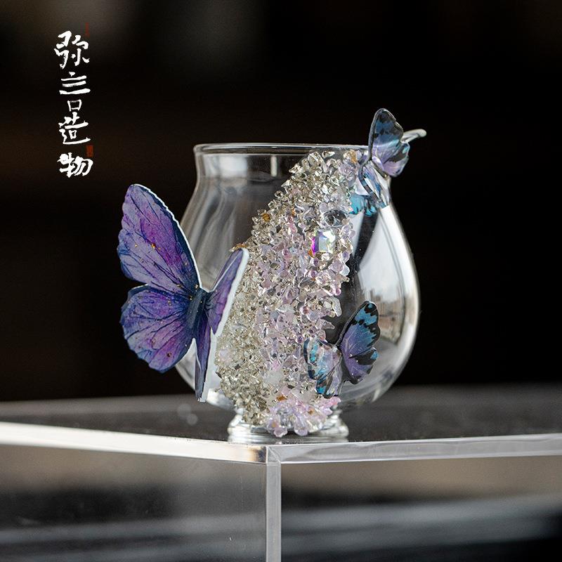 弥言高颜值女士专用公道杯家用玻璃分茶器均杯匀杯茶道配件纯手工图片