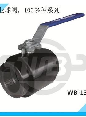 厂家直供二片式高压锻钢内螺纹球阀口径3/4“BALLVALVE