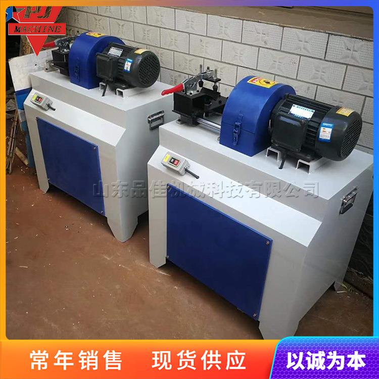 全自动圆木棒端头削尖机 木工机械便携圆棒机拖把杆端面加工设备