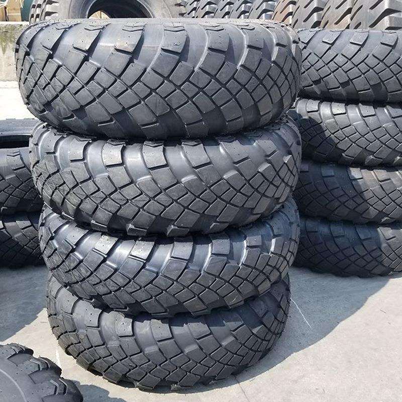 15.5-20越野车重型卡车炮车轮胎E-2花纹尼龙成套工程机械轮胎