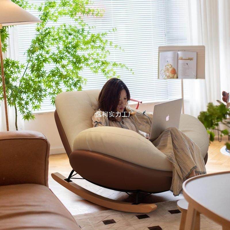 蛋壳摇摇椅大人躺椅阳台家用单人休闲椅客厅轻奢逍遥椅懒人沙发椅,鲜花速递/花卉仿真/绿植园艺,割草机/草坪机,淘宝优惠券,粉丝福利购,淘宝优惠卷