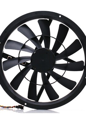 24V 25CM厘米大风量排气通风散热机箱设备风扇25030大货车改装DIY