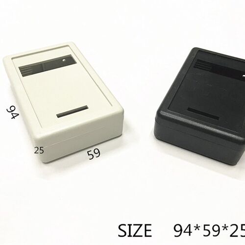 厂家直销塑料外壳电子元件盒仪表壳体手持液晶显示机壳94x59x25