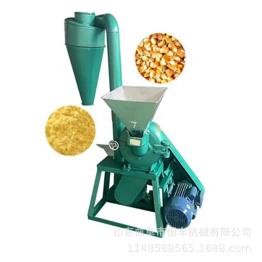 多哥自吸式齿盘粉碎机玉米大米五谷杂粮磨面机辣椒八角调料磨粉机