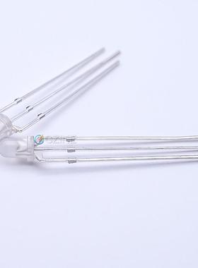 F3红普绿雾状共阳指示灯f5mm三脚红蓝双色led灯珠共阴发光二极管