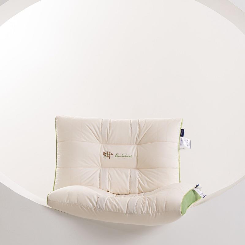2025新款荞麦舒眠枕头枕芯48*74cm 荞麦舒眠枕家用护颈硬枕头成人