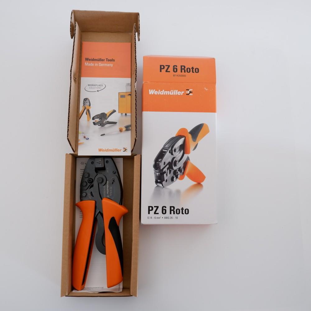 原装进口德国魏德米勒压线钳PZ6Roto9014350000管型端子压线钳