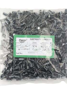 厂家直供 25V 470UF直插铝电解电容体积8X12mm ±20%开关电源电容