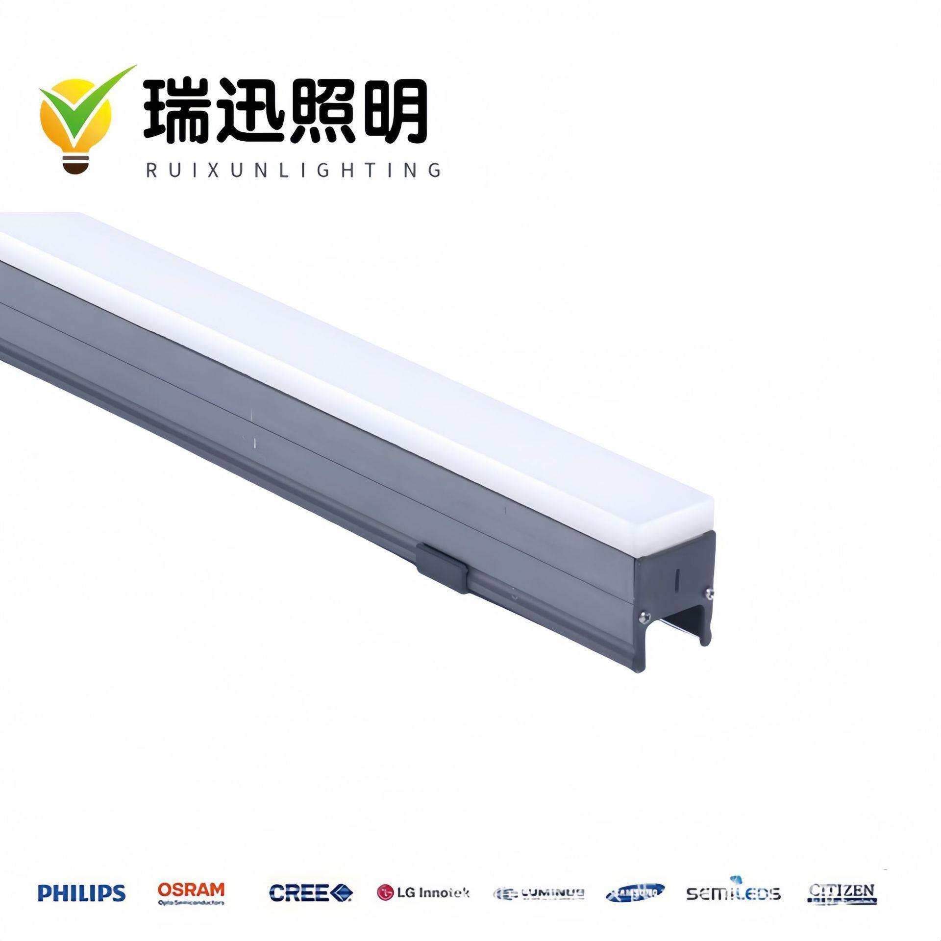 厂家直销12W户外防水LED实心亚克力棒线条灯DMX512外控全彩轮廓灯