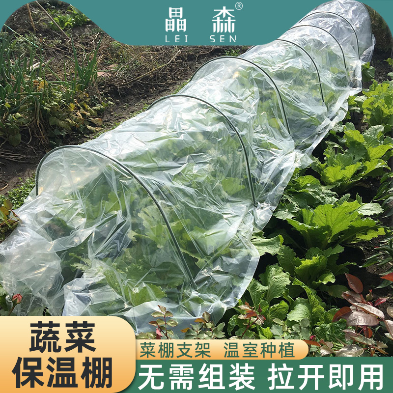 保温棚室外小拱棚温室保温棚户A外棚架支架防寒骨架菜棚花棚大架