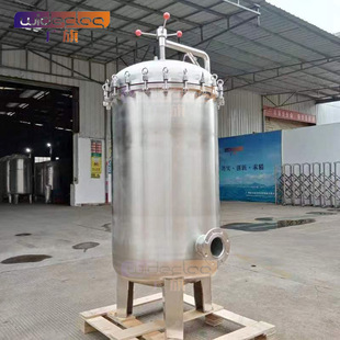 304不锈钢大通量过滤器石油钻采循环水过滤设备200吨大流量过滤机