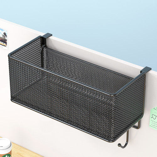 办公室置物架工位整理神器桌面B挂篮悬挂式宿舍桌上台面用品盒