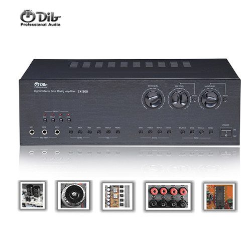 KTV音响设备 合并ktv功放机 卡拉OK包房功放 8欧2R50W EK-300