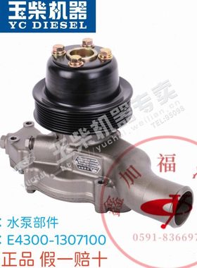 玉柴原厂4110电喷国三四五发动机E4300-1307100水泵江淮福田客货