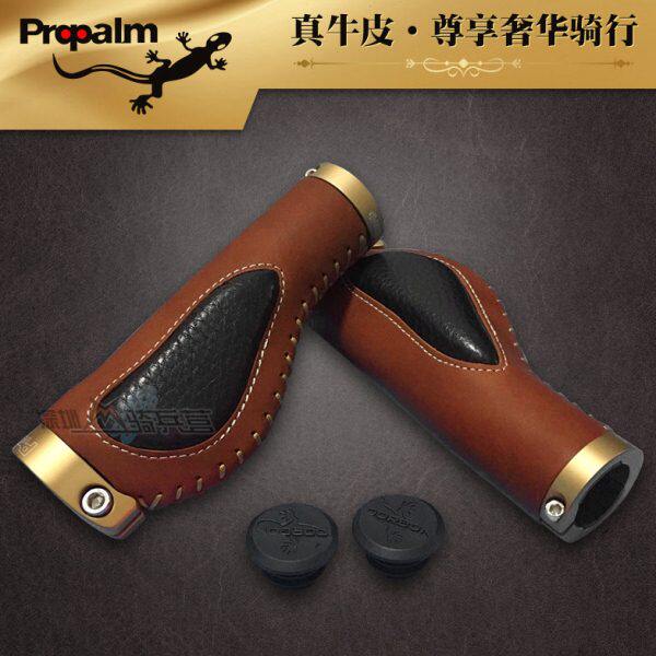 Pro山地自行车锁真皮台湾蜥蜴壁pal 配件肉球握死m把手虎边双把套