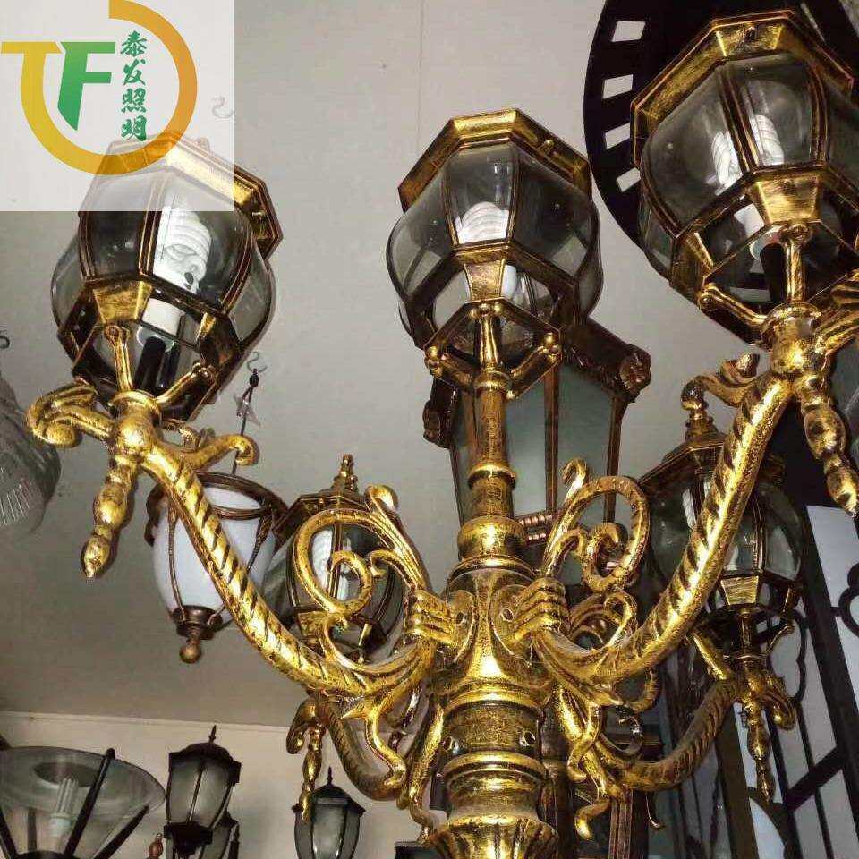 欧式仿古沙铸铝庭院灯压铸铝景观灯中式园林景区异形户外造型公园