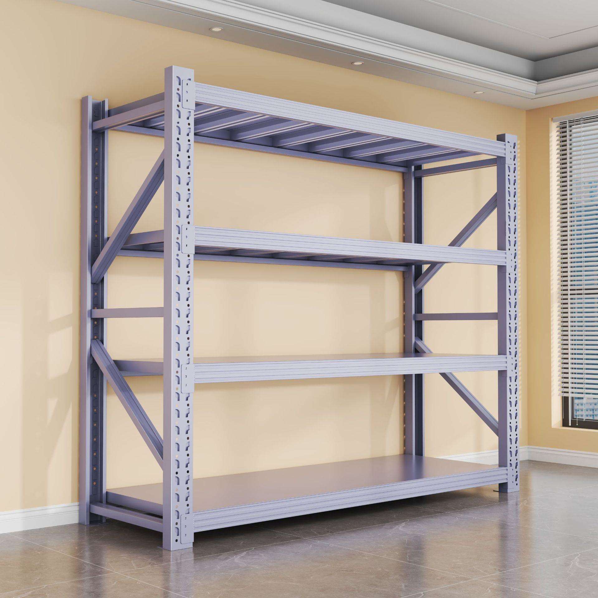 仓库货架多层可调节家用收纳置物架阳台厨房地下室储藏间收纳货架