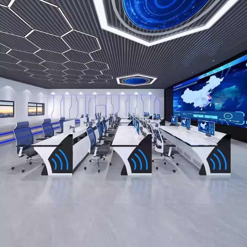 监控操作台指挥中心控制台调度台监控中心工作台弧形2联3联监控台