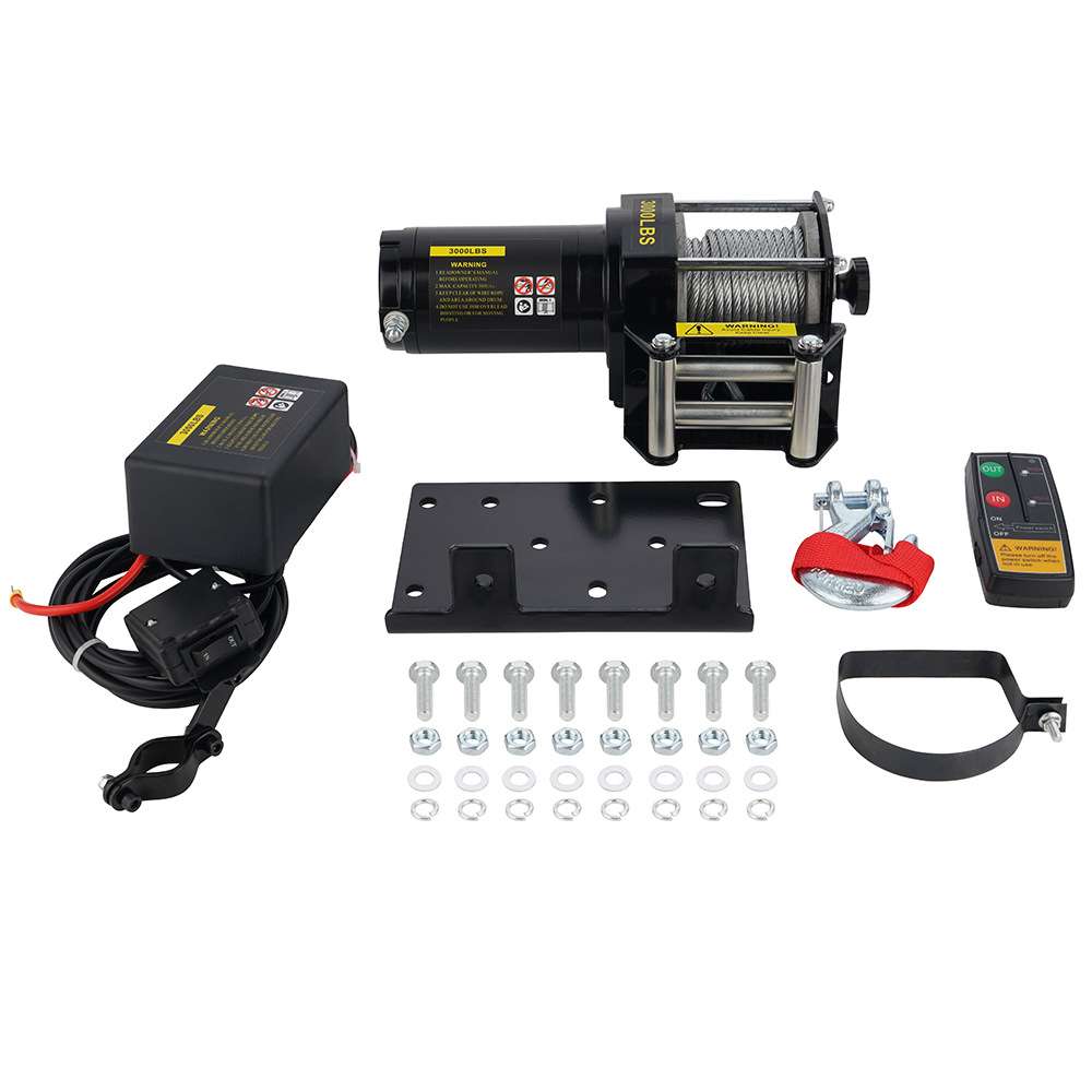 大减价12v/24v 3000磅电动绞盘