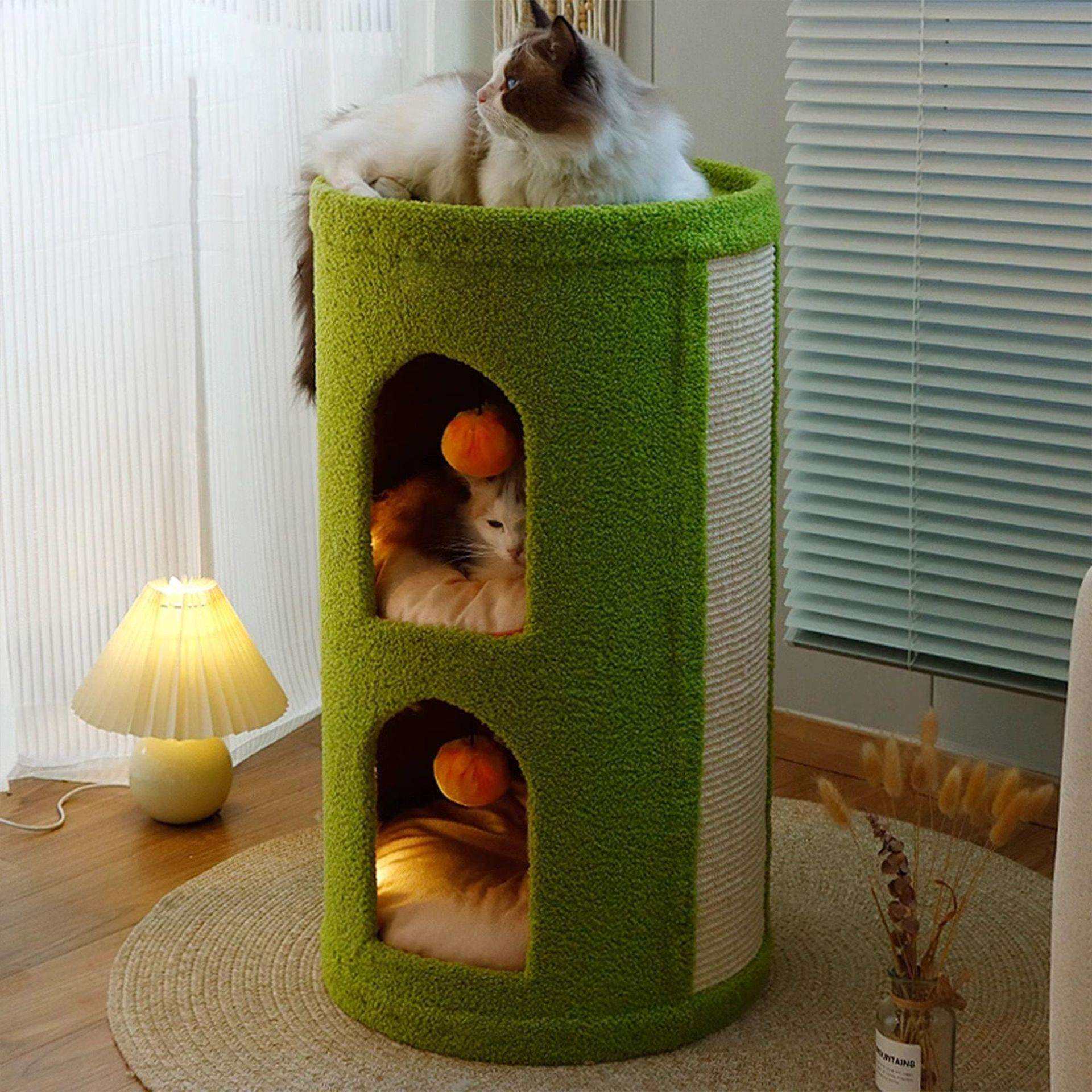 S6Y树洞猫窝四季通用猫爬架一体猫窝立体式猫咪小别墅多功能小猫