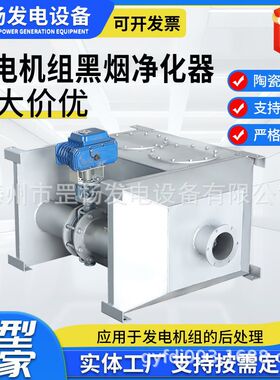 柴油发电机组黑烟净化器厂家烟尘处理器DPF黑烟颗粒捕集器