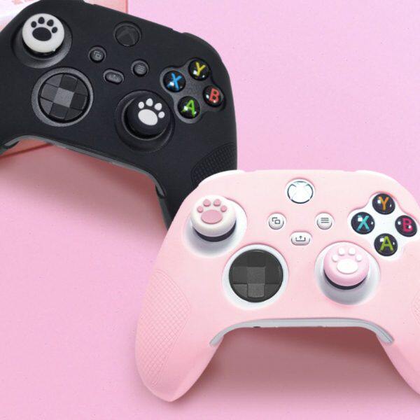 软ri手柄esSe壳手柄XBOX防汗套防滑保护套防摔手柄软胶游硅胶套