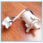 流水泵淋浴喷头配件直W洗澡1蜗牛按钮开关洗澡机原装 24V