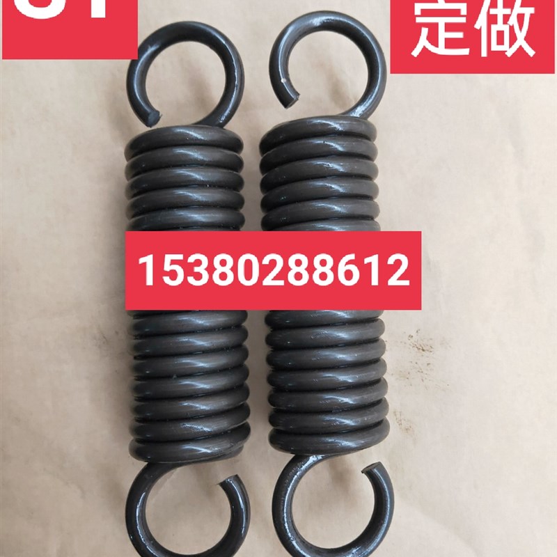 现货6毫米拉簧/7/8 毫米 不锈钢C拉簧 平头拉簧 双圈拉簧 大型拉